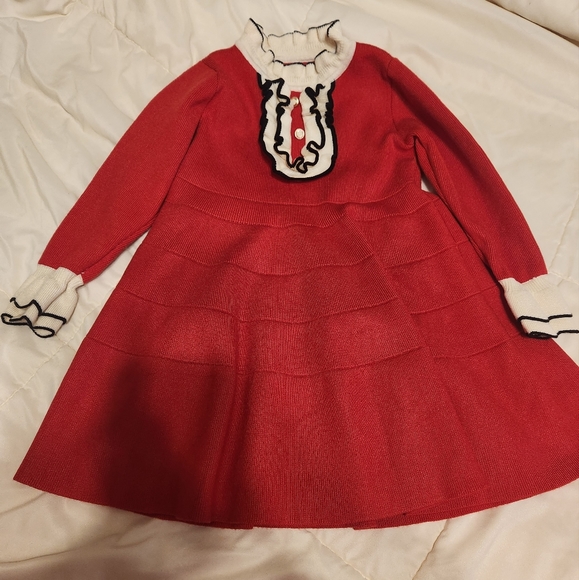 Mia Belle Red sweater dress size 6 - Picture 1 of 2